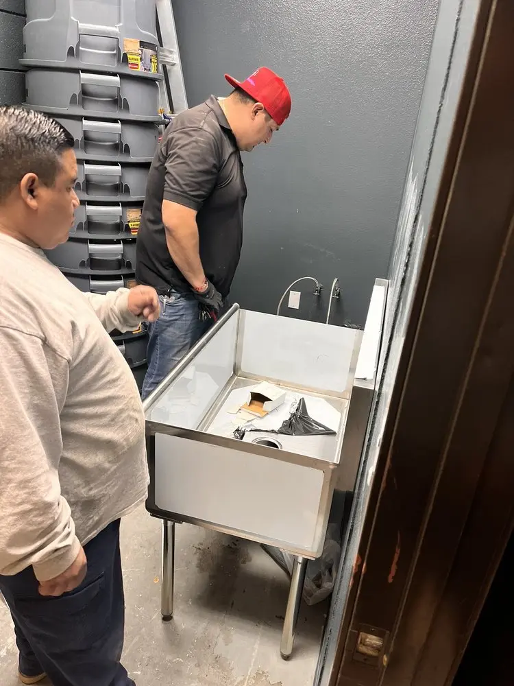 Commercial plumbing and sink installation in Loveland Park