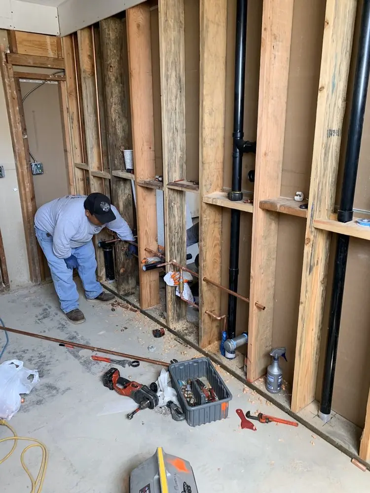 Commercial rough-in plumbing for Water Heater Replacement in Loveland Park